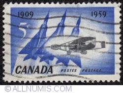 Image #1 of 5¢ Golden Anniversary of Flight, 1909-1959