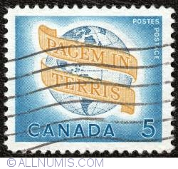 Image #1 of 5¢ 1964 - Pacem in Terris, Peace on Earth (used)