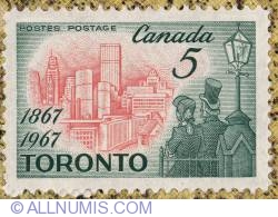 5¢ Toronto 1867-1967