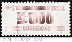 5,000 R$ postal machine
