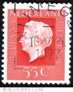 55 Cents Queen Juliana 1976