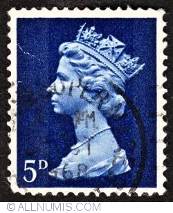 Image #1 of 5D 1968 - Machin Queen Elizabeth II