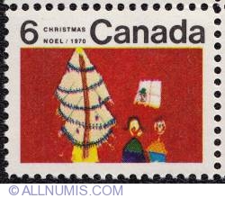 Image #1 of 6¢ Christmas Tree 1970