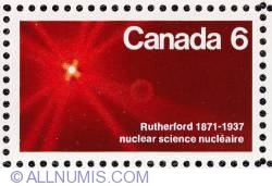 6¢ Ernest Rutherford, nuclear physicist 1971