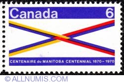 Image #1 of 6¢ Manitoba Centennial 1870-1970