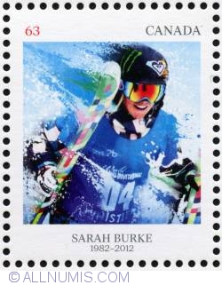 63 cents Pioneers of Winter Sports 2014-Sarah Burke