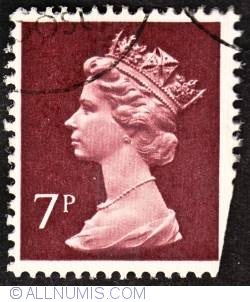 Image #1 of 7P 1974 - Machin Queen Elizabeth II
