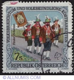 7 schilling - Tiroler Schützen 1996
