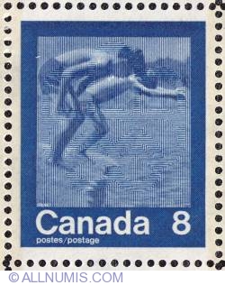 8¢ Keeping Fit summer-Swimming 1974