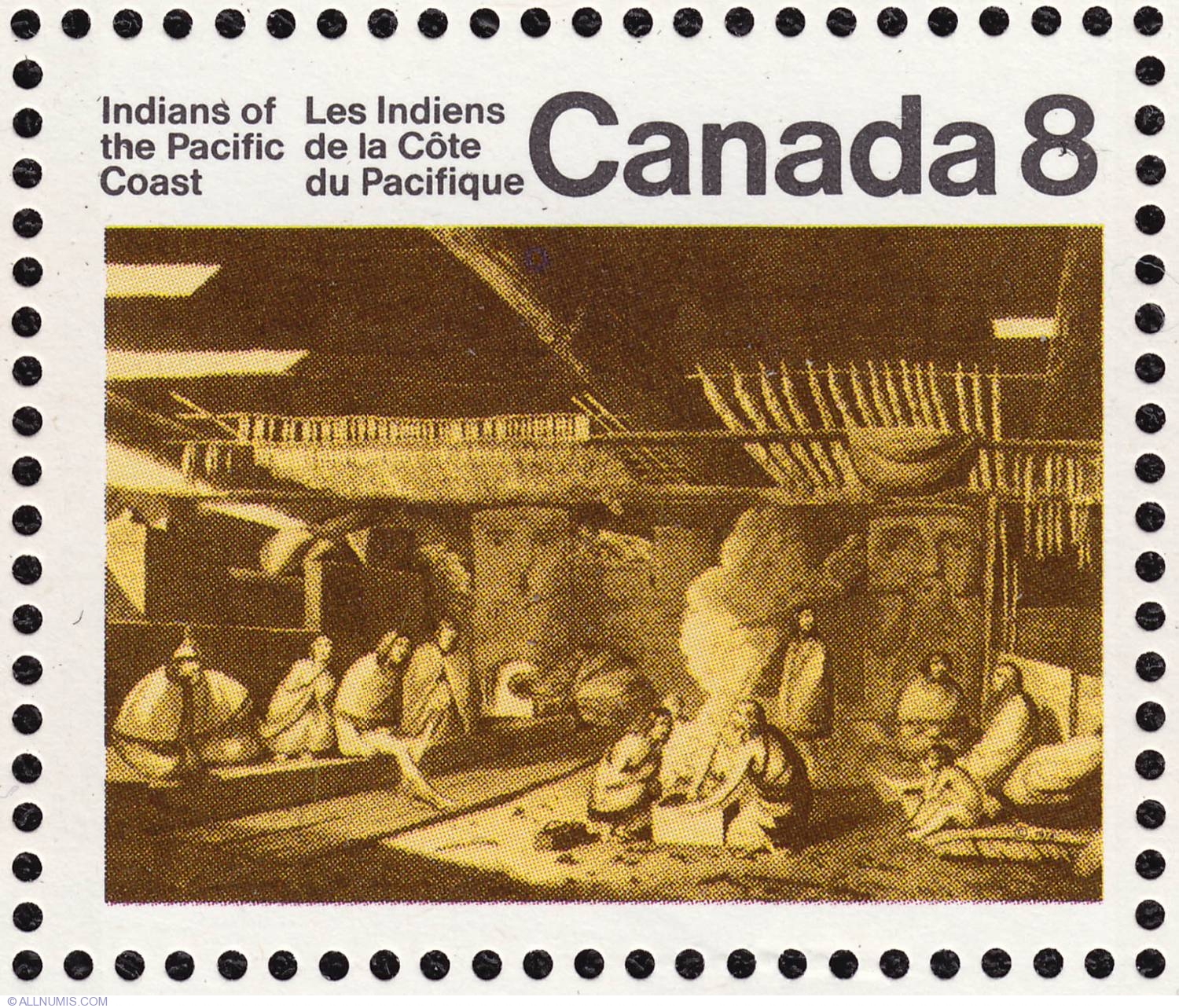 Нутка саунд. Canadian Pacific stamps.