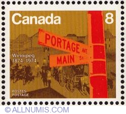 8¢ Winnipeg, 1874-1974