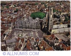 Bruges-City square from above