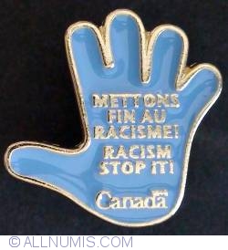 Canada - Racism. Stop It! (blue)