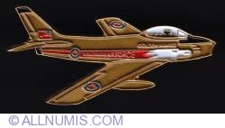 RCAF airplane-F86 Sabre Golden Hawks