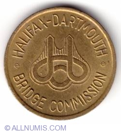 transit token Halifax Dartmouth Bridge Commission NS100S Nova Scotia 