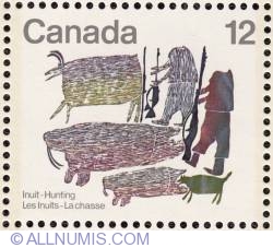 12¢ Hunters of Old 1977