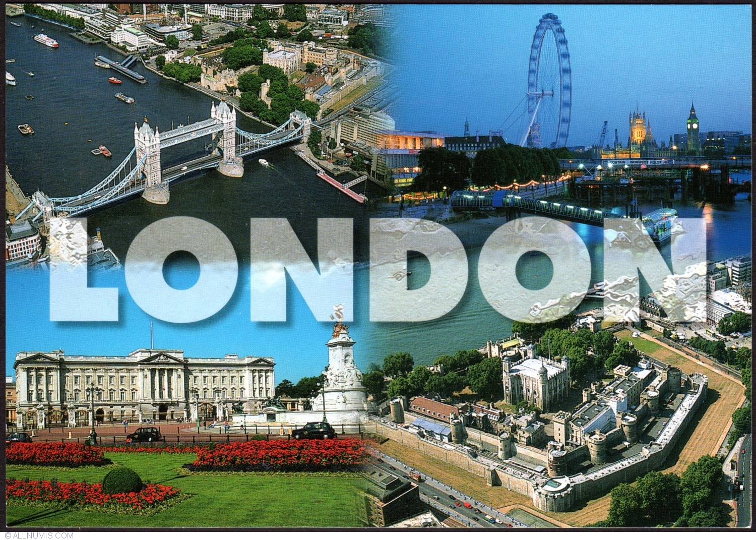 london tourist postcards