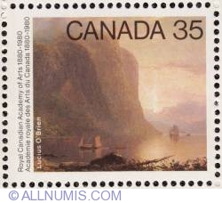 Image #1 of 35¢ Lucius Richard O Brien-Sunrise on the Saguenay 1980