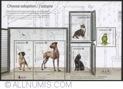 Image #1 of P 2013 - Adop a pet souvenir sheet