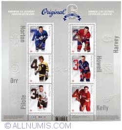 P 2014 - Original 6- Special pane of 6 stamps