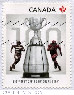 P Grey cup 100th anniversary 2012
