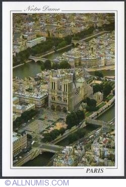 Paris - Notre Dame. Aerial view