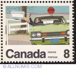8¢ Rural Mail Courier 1974