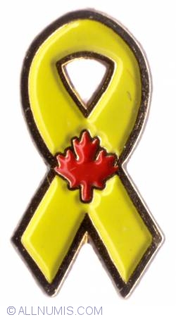 Image #1 of Support our troops ribbon, small