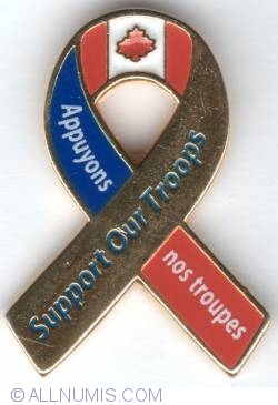 Support our troops ribbon