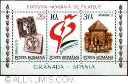 65 Lei 1992 - Expozitia Mondiala de Filatelie Granada - Spania