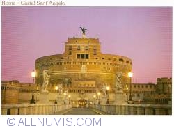 Roma - Castel Sant'Angelo pe timp de noapte