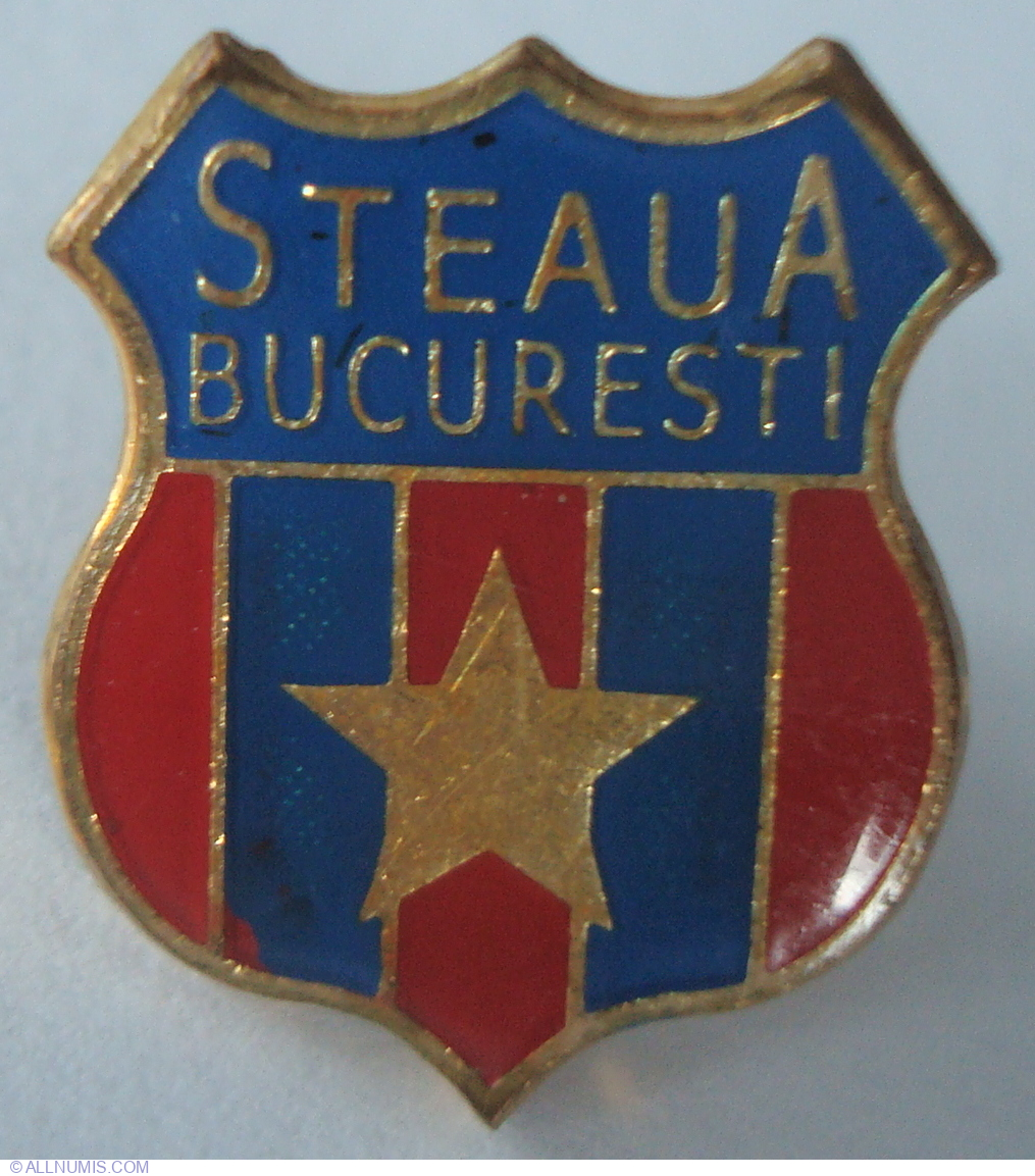 Steaua Bucharest of Romania crest.