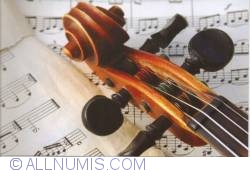 Image #1 of Musical Postcards Violin Scroll
