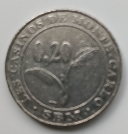 1,20 Euro - Casino de Monte Carlo