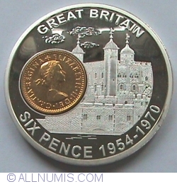 Six Pence 1954-1970 History of British Currency