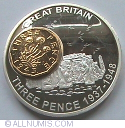 Three Pence 1937-1948 History of British Currency