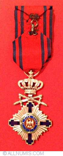 Image #2 of Order of the Star of Romania, military division, knight, peacetime award