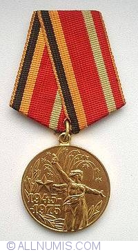 Image #1 of Medalie jubiliara  "30 de ani de la victoria din marele razboi patriotic (1941-1945)"