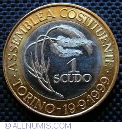 Image #1 of 1 Scudo - Assemblea Costituente  - Torino 19.9.1999