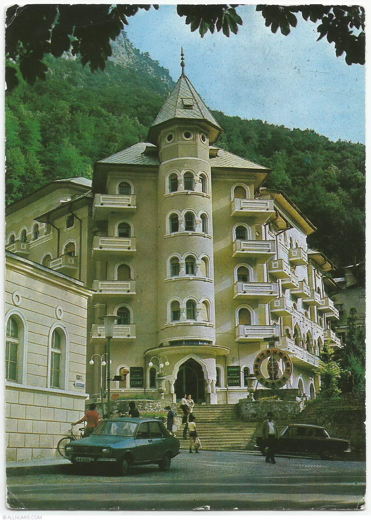 BÄƒile Herculane Hotel Cerna BÄƒile Herculane Romania Postcard 33450