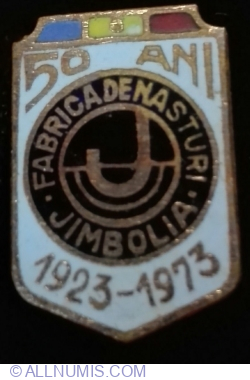Image #1 of Fabrica de Nasturi JIMBOLIA - 50 Ani - 1923 ~ 1973