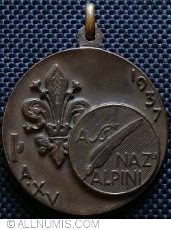 Image #1 of National Alpine Association 1937- XVIII Adunata in Firenze