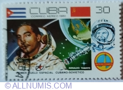 30 Centavo 1980 - First Cuban Cosmonaut, Arnaldo Tamayo