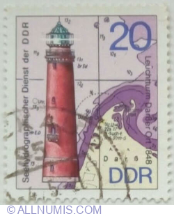20 Pfennig 1974 - Darsser Ort Lighthouse, 1848