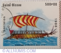 500 Pesos 1988 - Etruscan birema