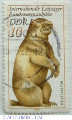 10 Pfennig 1982 - Bobac Marmot (Marmota bobac)
