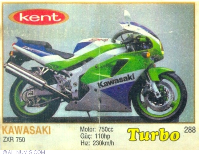 288 - Kawasaki ZXR 750, Turbo (Kent) 261-330 - Thin frame - Turbo 