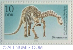 10 Pfennig 1990 - Dicraeosaurus hansemanni