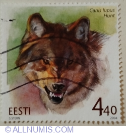 4,40 Kroon 2004 - Wolf (Canis lupus)