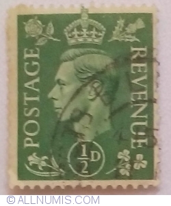 Image #1 of 1/2 Penny - King George VI